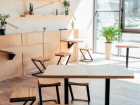 Stylish Interior Of Modern Cafe With Stylish Woode 2023 11 27 04 53 08 Utc