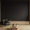 Tv Room Interior With Black Leather Armchair On Em 2023 11 27 04 57 26 Utc