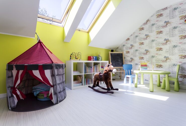 Kids Room With Play Tent And A Rocking Horse 2023 11 27 05 08 26 Utc