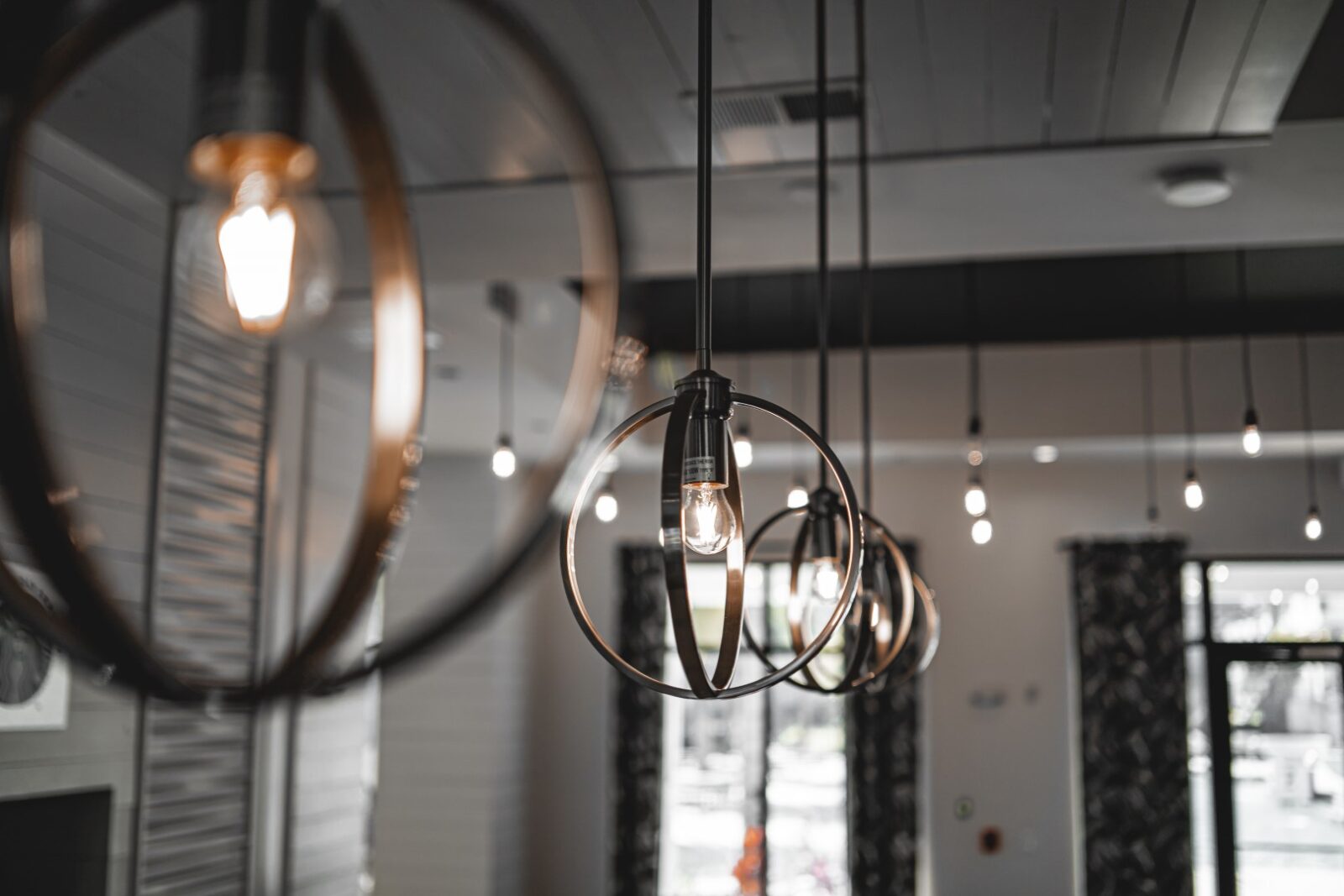 Selective Focus Shot Of A Modern Lamp With A Light 2023 11 27 05 25 37 Utc