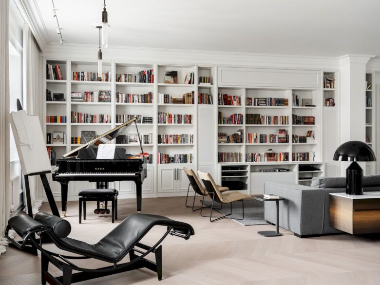 A Chic Moscow Apartment with Iconic Design Pieces