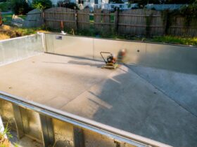 Laying Construction Of The Swimming Pool In The Ga 2023 11 27 05 16 29 Utc