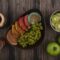 Top View Green Grapes With Pancakes In A Bowl And 2023 11 27 05 07 56 Utc