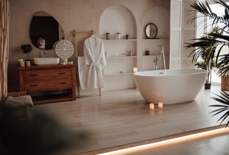 Luxury Interior Of Big Bathroom At Modern African 2023 11 27 05 24 24 Utc