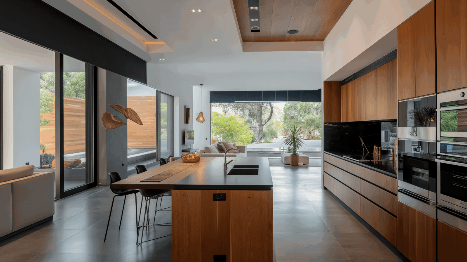 Modern Kitchen Interior Minimalist Kitchen Island