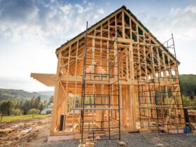 New Wooden Frame House Under Construction Outdoor 2023 11 27 04 59 26 Utc