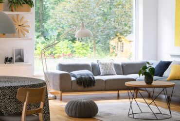 Pouf Next To Table In Modern Living Room Interior 2023 11 27 05 29 29 Utc