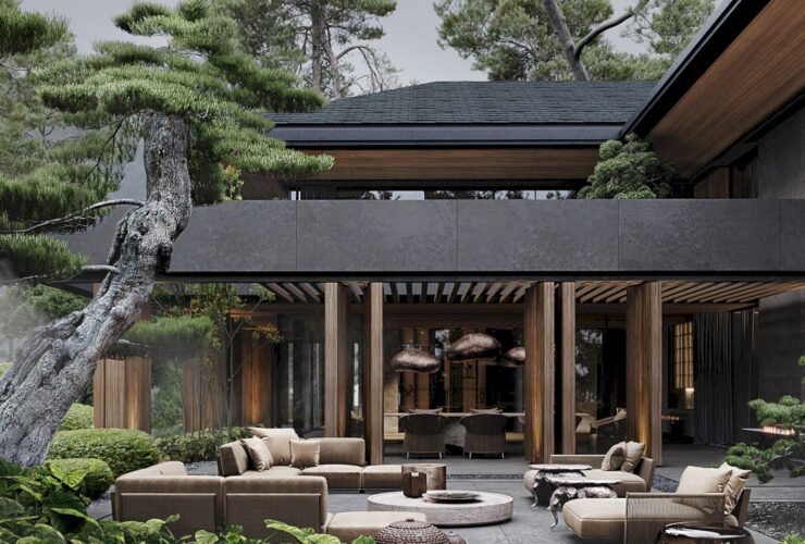 A Japanese Inspired Villa In Oriental Style For Luxury Living 5