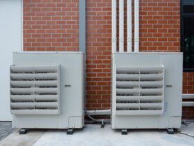 Air Compressor Or Condenser Unit Installed Outside 2023 11 27 04 50 28 Utc
