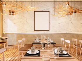 3d Illustration Mockup Photo Frame In Restaurant R 2023 11 27 05 33 42 Utc