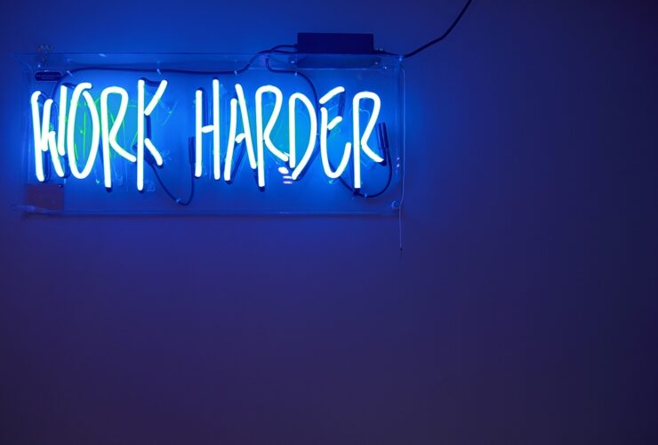work harder, blue, motivation