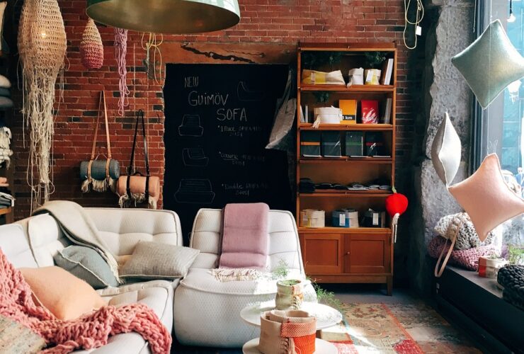brick wall, room, interior design