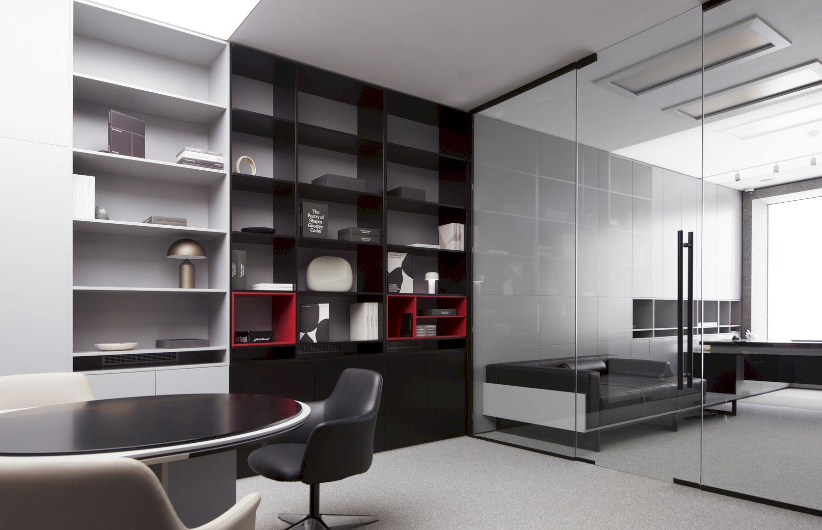 Kvadrat Architects: The Magic of Artificial Lighting in Colorful Office ...