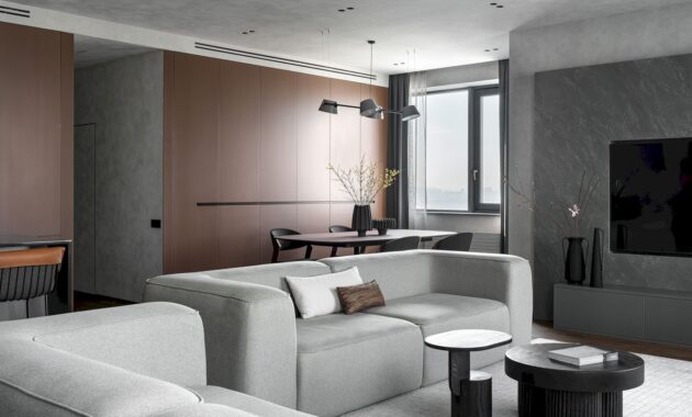 Harmonious Oasis in the City: Natalia Fedotova's 130m² Moscow Apartment ...