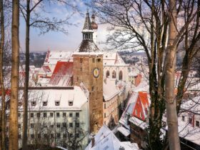 town, season, winter