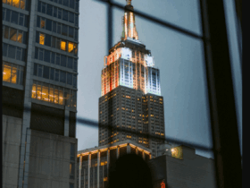 Empire State Building Through The Window