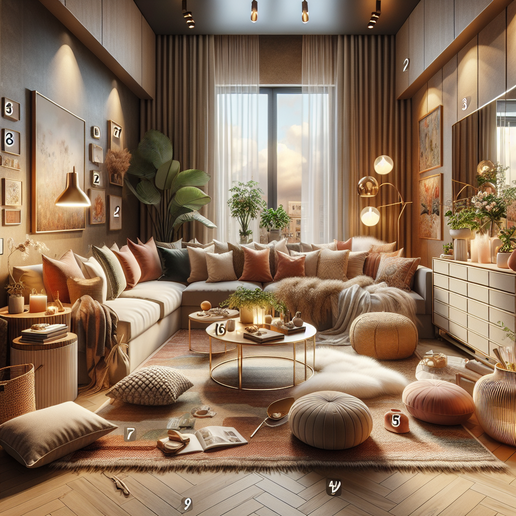 10 Ways to Make a Small Living Room Feel Cozy