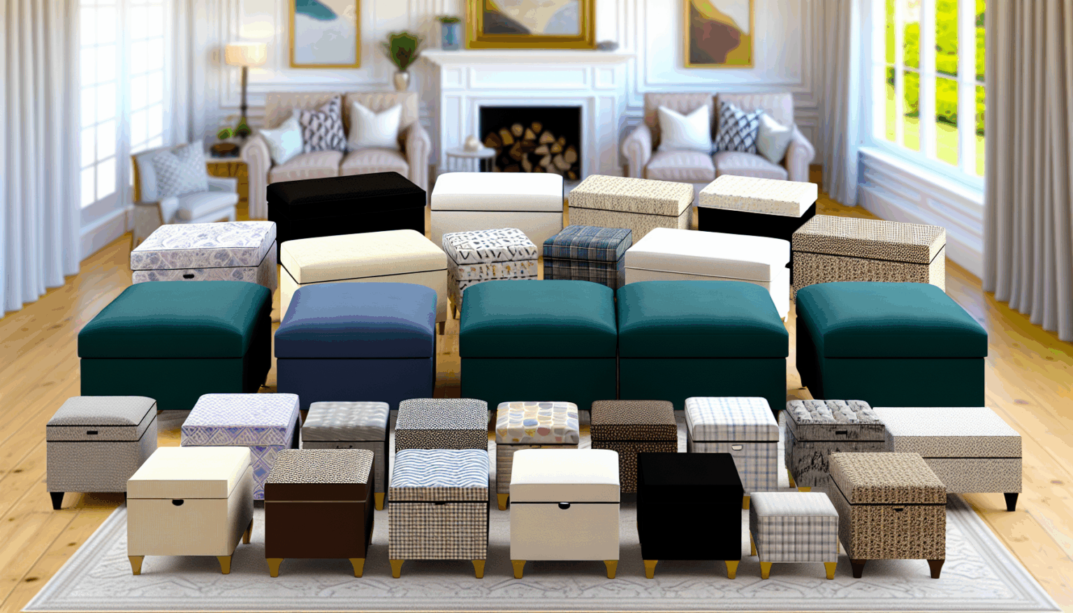 15 Chic Storage Ottomans That Hide Clutter