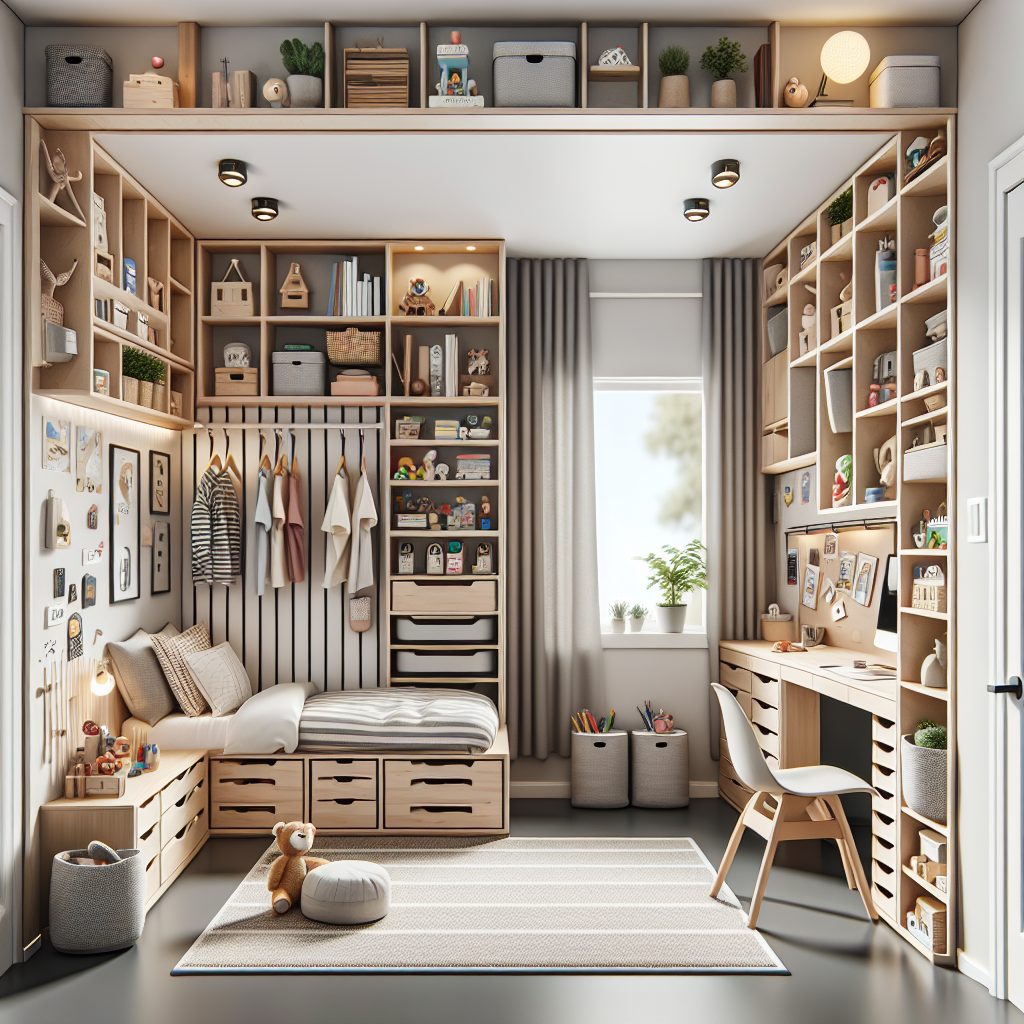 9 Smart Storage Ideas for Kids’ Small Bedrooms