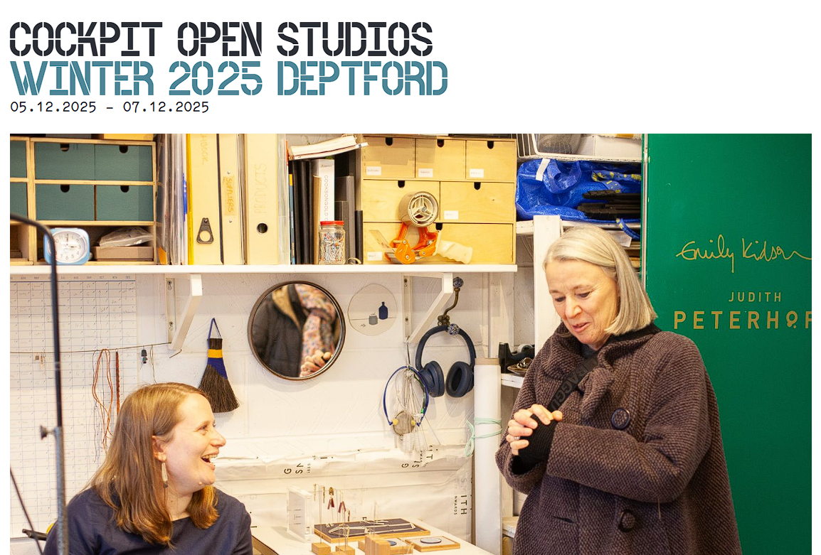 Cockpit Open Studios Winter 2025 – Deptford