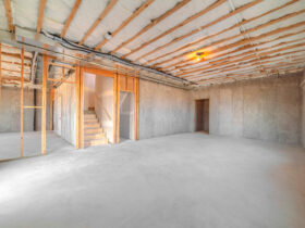 Interior Of New Home Room Under Construction