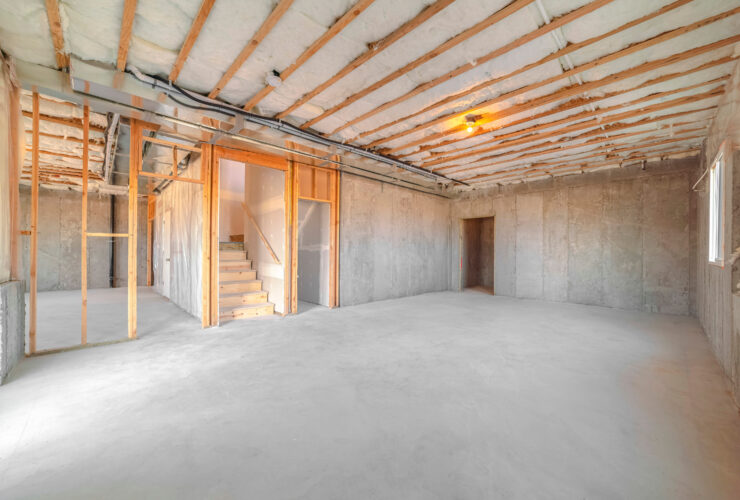 Interior Of New Home Room Under Construction