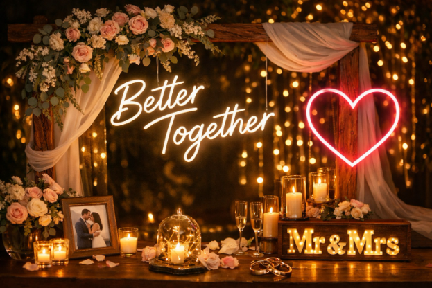 Neon Signs Add Romance, Style & Storytelling To Weddings