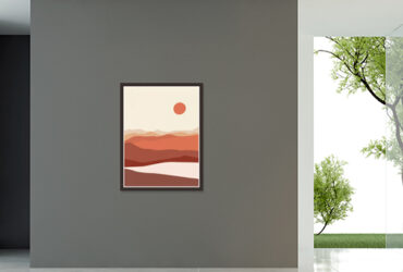 A Foyer That An Art Designer Decorated