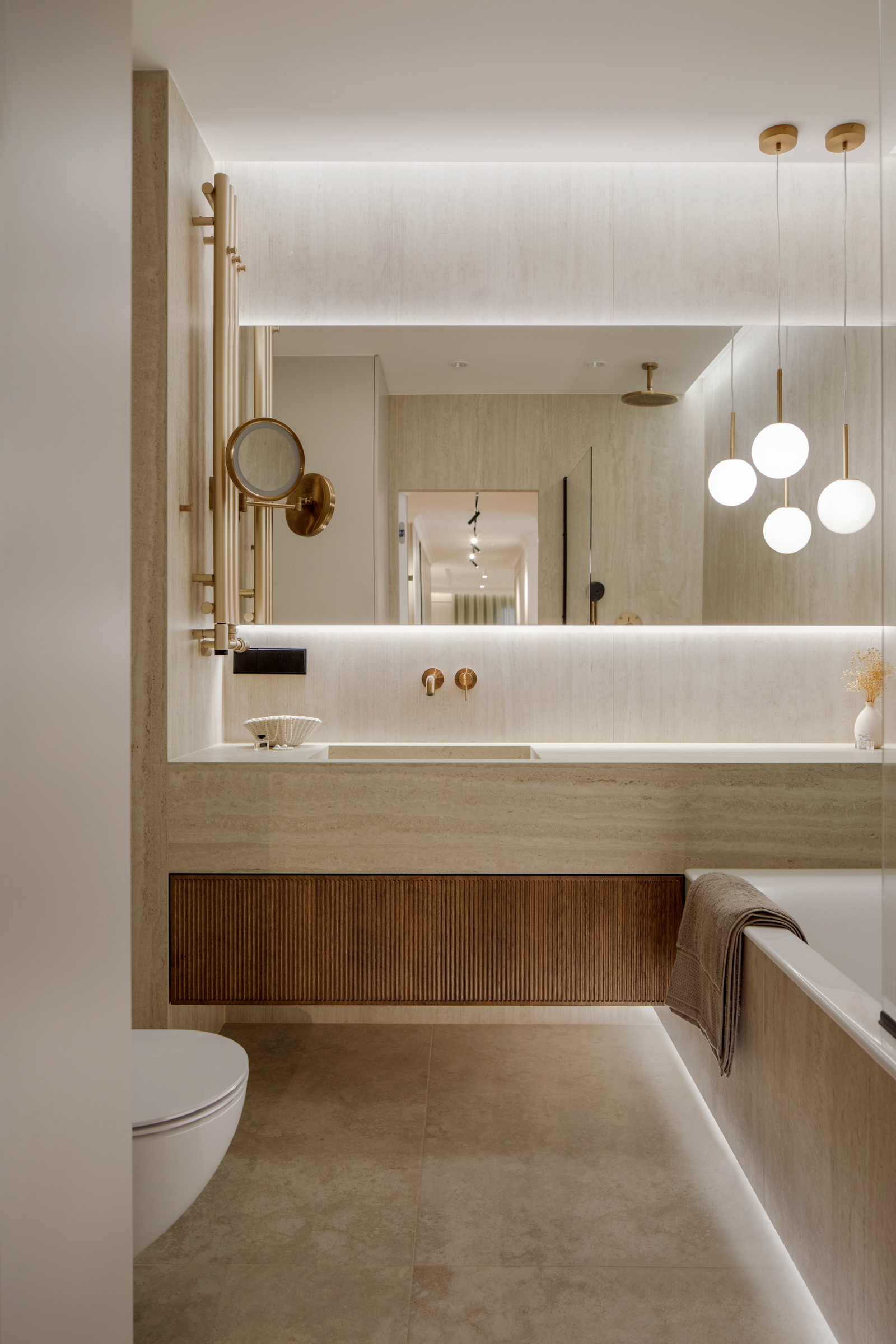 Spokój W Odcieniach Beżu – Modern Classic W Krakowskim Apartamencie 25