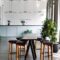 brown wooden chair beside table