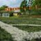 green and white soccer field