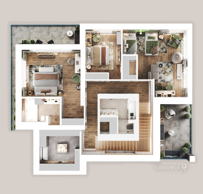 KP Hugge House 380 Sq M Yana Yarasheva 2