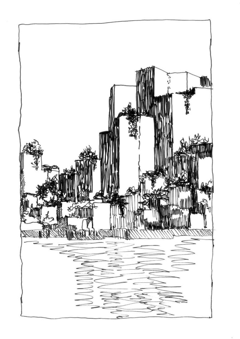 Natural History Museum Abu Dhabi Sketch 1