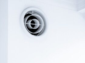 round white exhaust fan