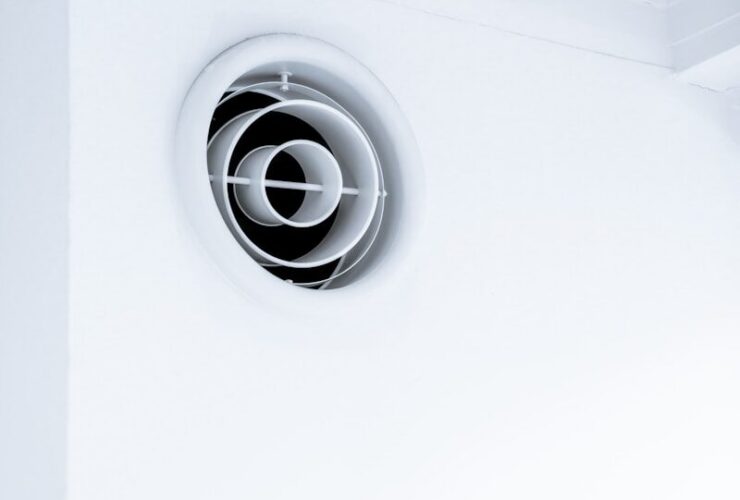 round white exhaust fan