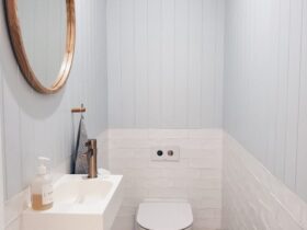 white ceramic sink with stainless steel faucet