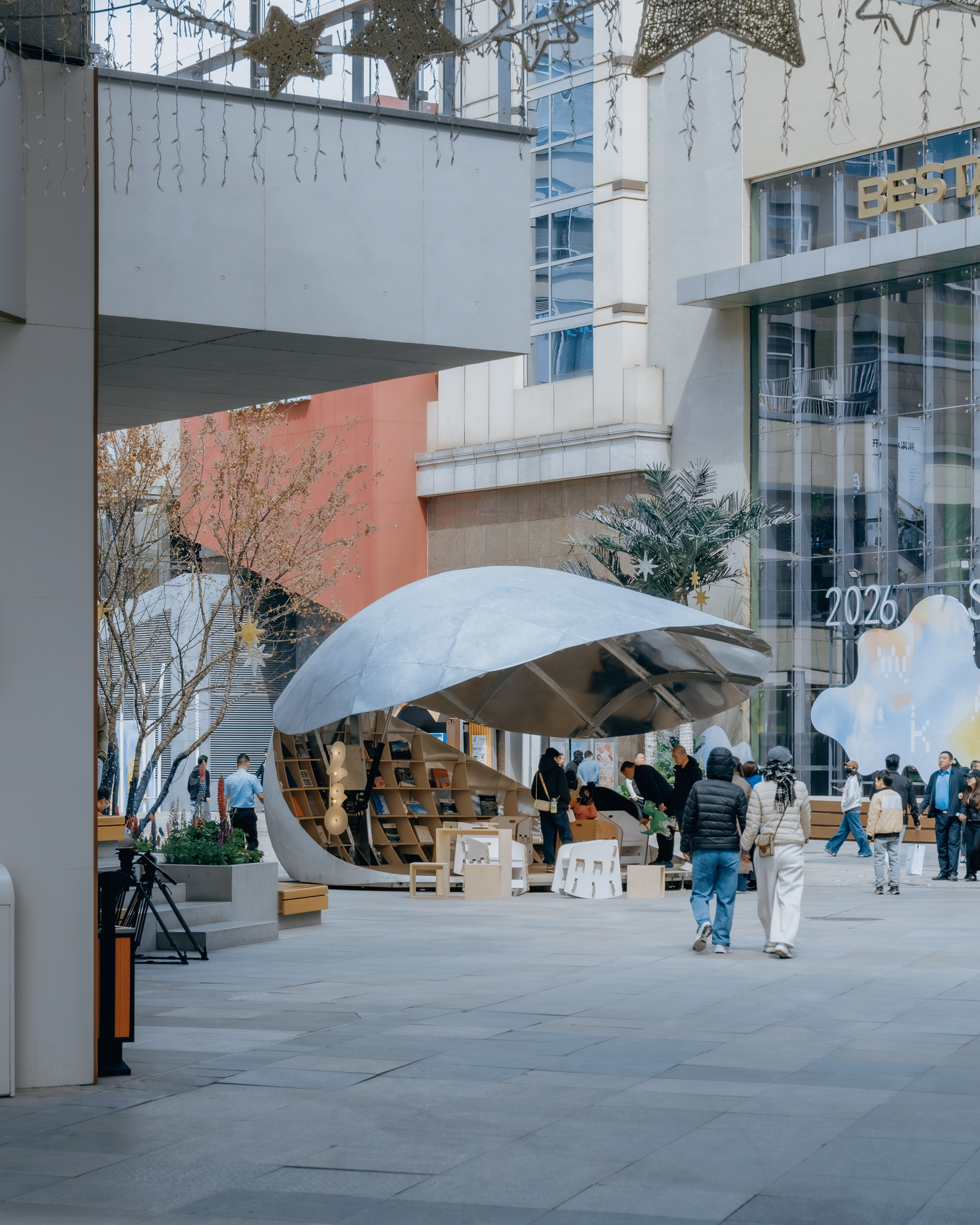 Shell Book Pavilion By Luo Studio 14