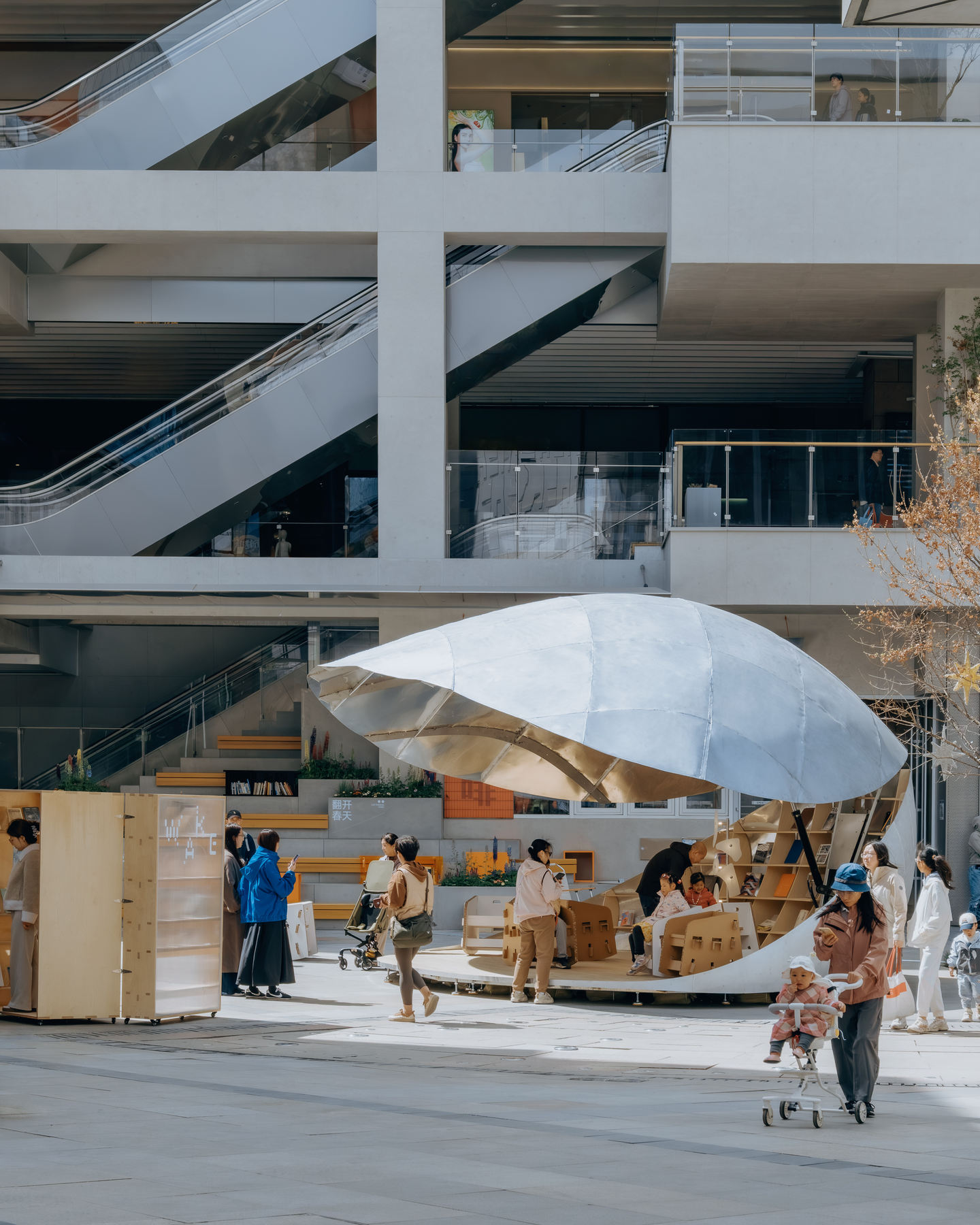 Shell Book Pavilion By Luo Studio 16