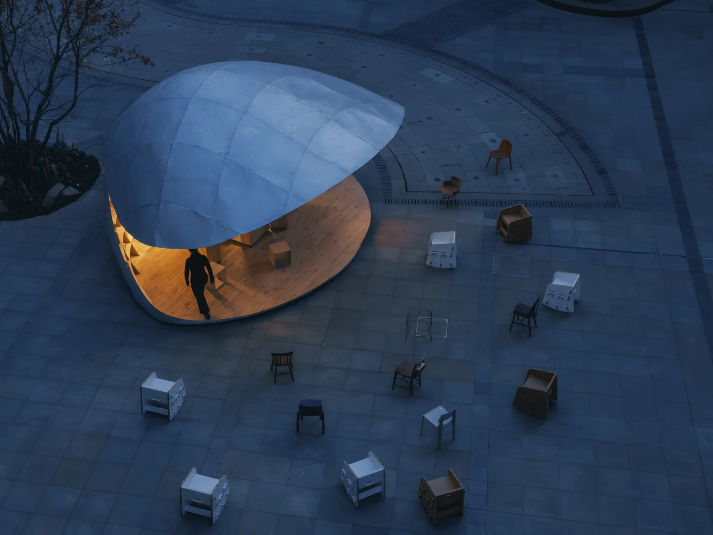 Shell Book Pavilion By Luo Studio 17