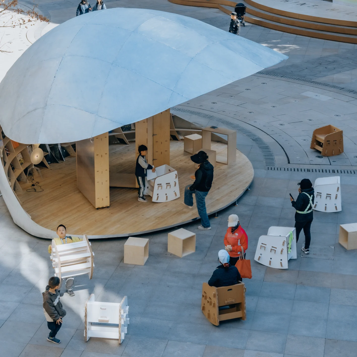 Shell Book Pavilion By Luo Studio 19