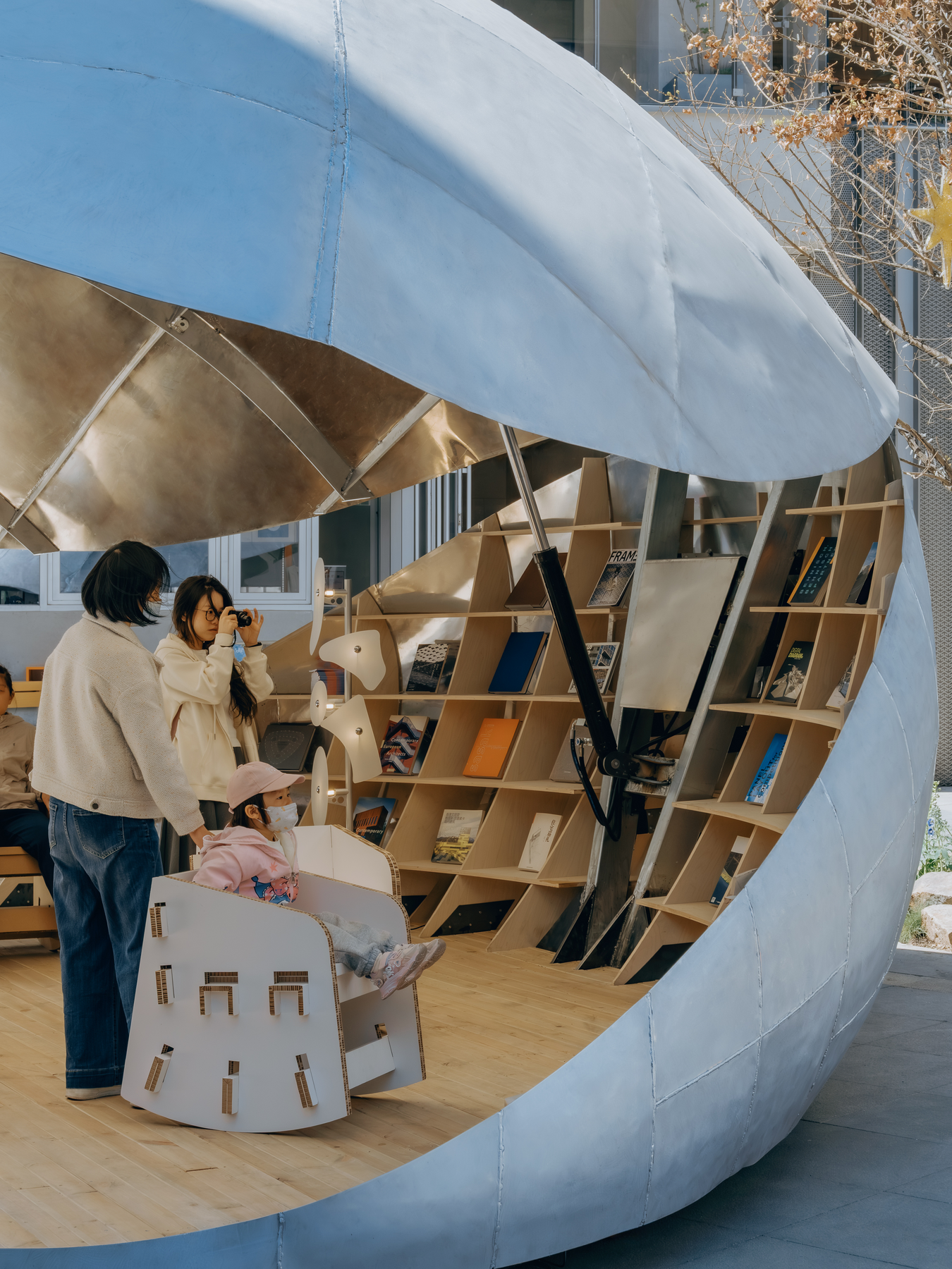 Shell Book Pavilion By Luo Studio 6