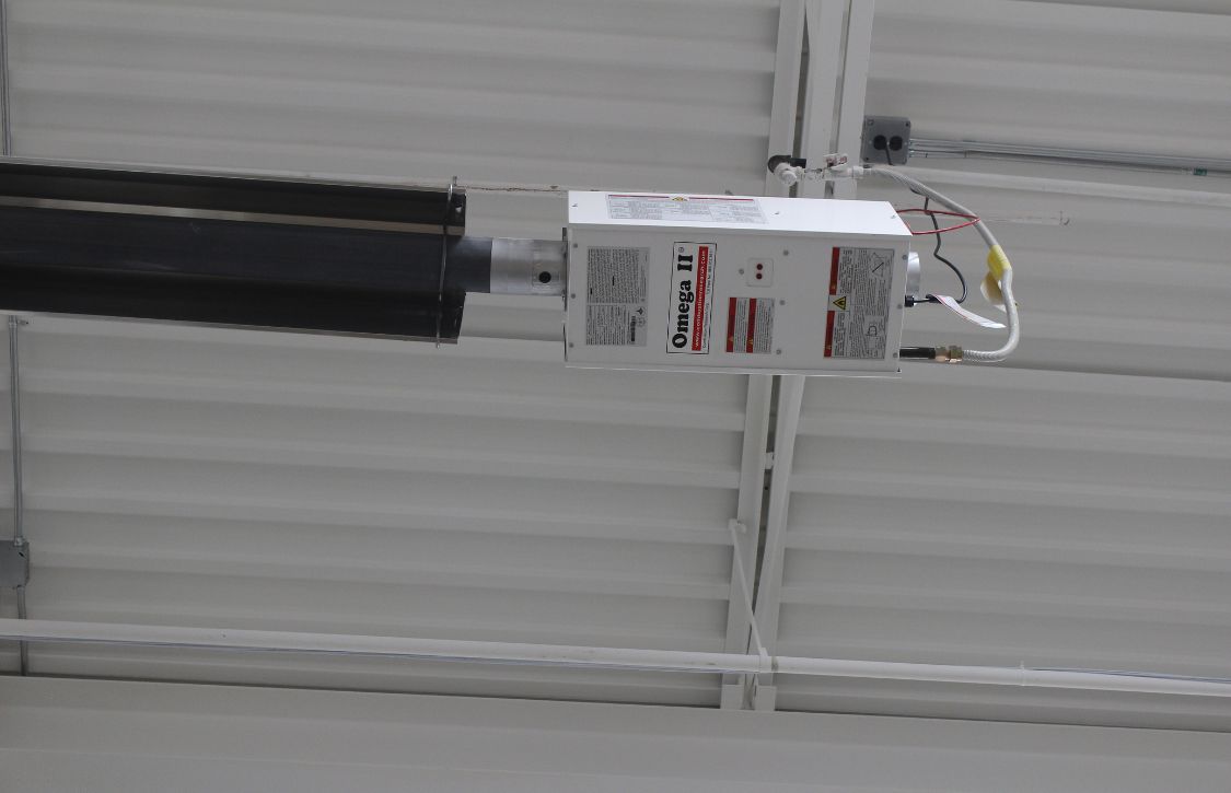 Radiant Heater Installed After Building Heat Loss Calculations Was Ensured