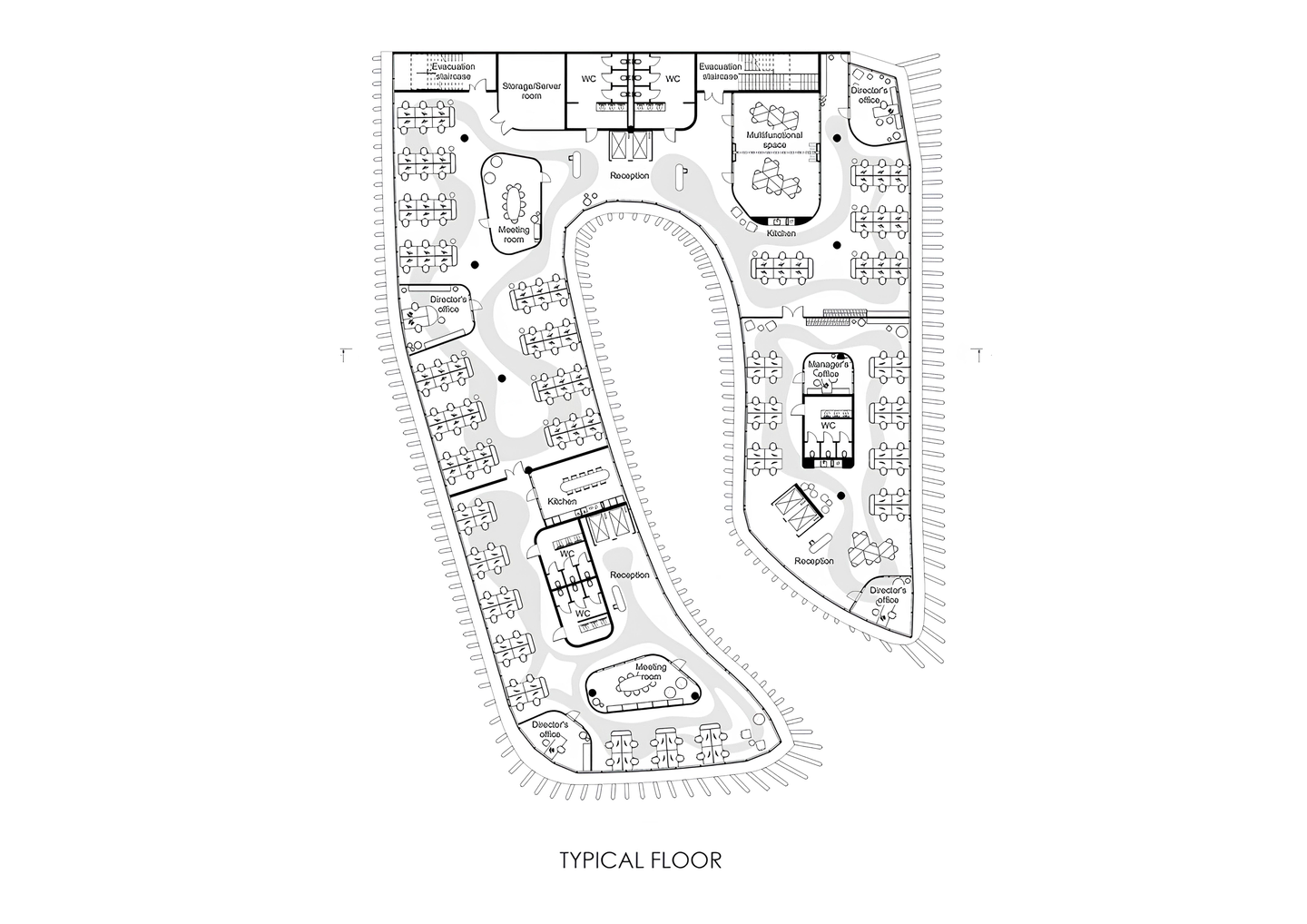Office Building 2 By Snob Architects Drawing