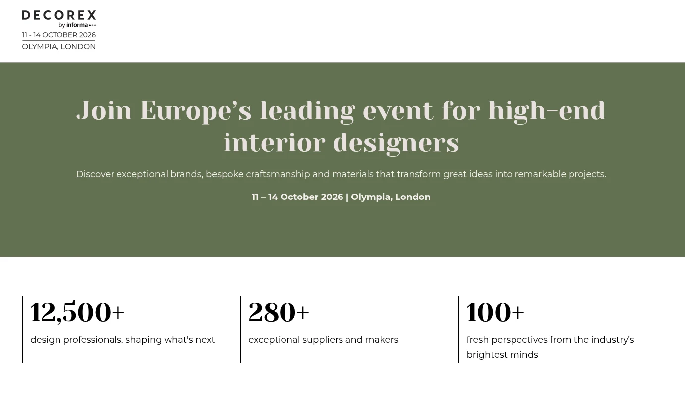 Decorex 2026