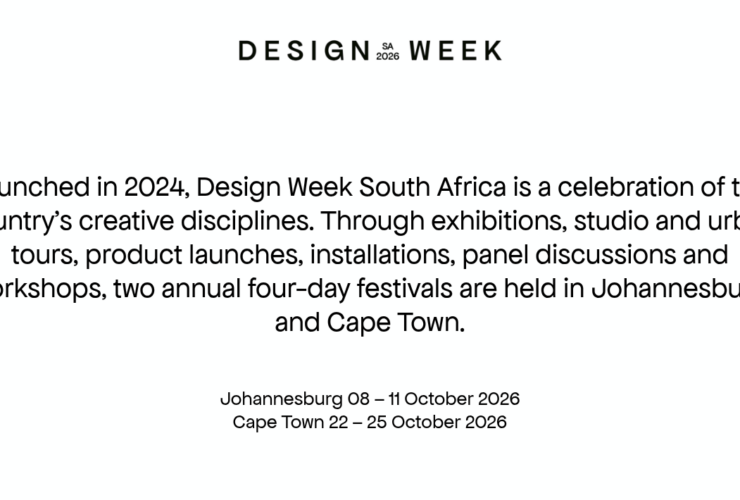 Design Week South Africa 2026
