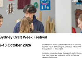 Sydney Craft Week 2026